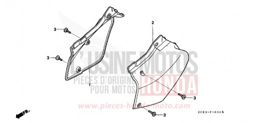 SIDE COVER XR250R3 de 2003